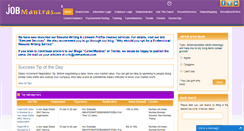 Desktop Screenshot of jobmantras.com